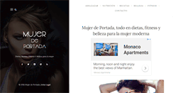 Desktop Screenshot of mujerdeportada.com